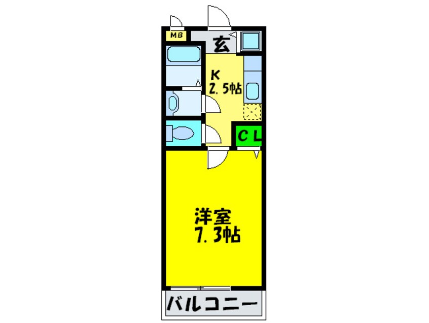 間取図 グランソレイユＫ＆Ｊ 壱番館