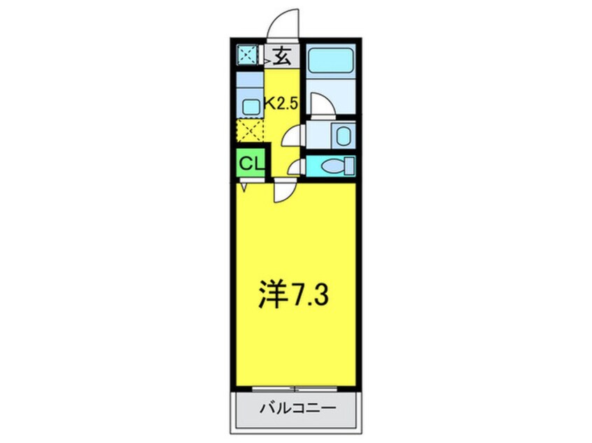 間取図 グランソレイユＫ＆Ｊ 壱番館