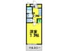 グランソレイユＫ＆Ｊ 壱番館 1Kの間取り