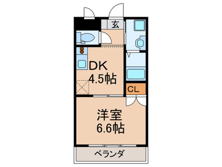間取図 ヒットメゾン大智