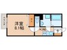 ベリッシモ曽根W Ⅳ 1Kの間取り