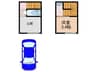 都丘町ガレージハウス 1Rの間取り