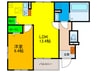 Ｌｕｃｅ′ｓ 1LDKの間取り
