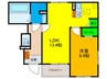 Ｌｕｃｅ′ｓ 1LDKの間取り