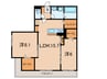 ディアコート芦屋大原町 2LDKの間取り