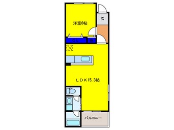 間取図 クロトリハイツ