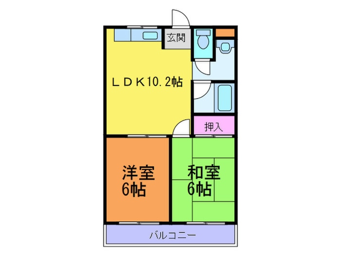 間取り図 プレアール蔀屋本町