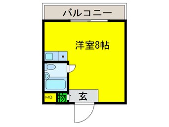 間取図 クィンプラザ瓜破