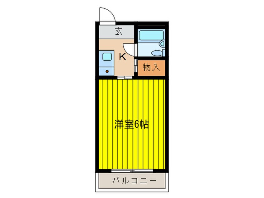 間取図 シティライフ長田