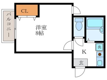 間取図 サンパティーク四ノ宮