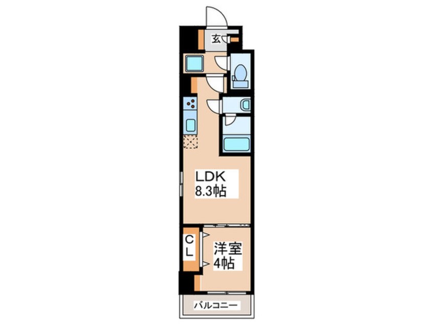 間取図 アリビオ大阪港