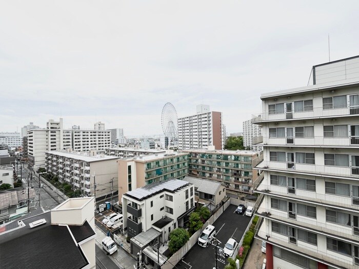 室内からの展望 アリビオ大阪港