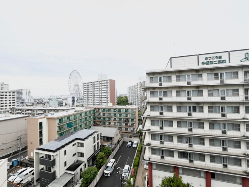 室内からの展望 アリビオ大阪港