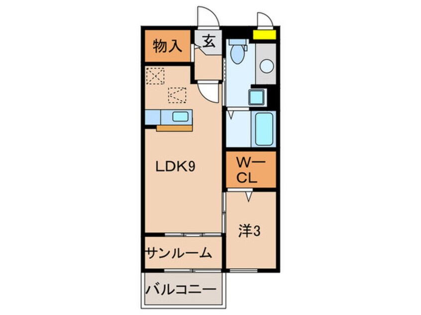 間取図 メゾン・ド・ユ－