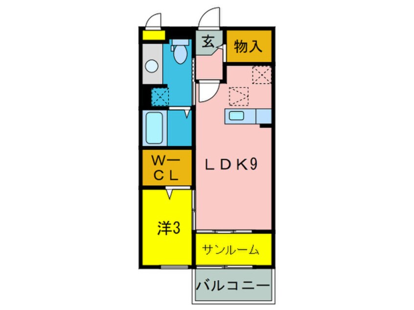 間取図 メゾン・ド・ユ－