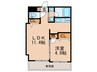 DO・Dream御所南 1LDKの間取り