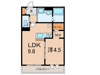 間取図 Pieces　Claires