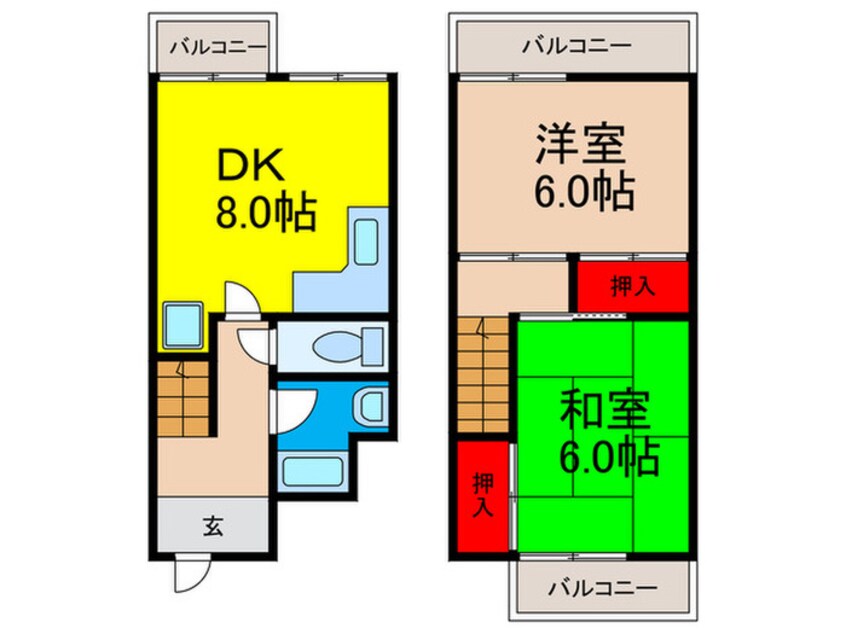 間取図 石切グローバルハイツ