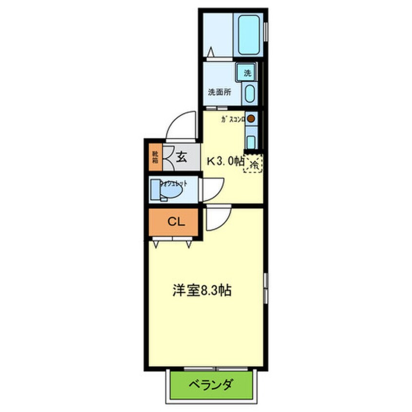 間取図 メモリーコートMISA