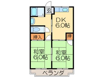 間取図 シャルマン四條畷