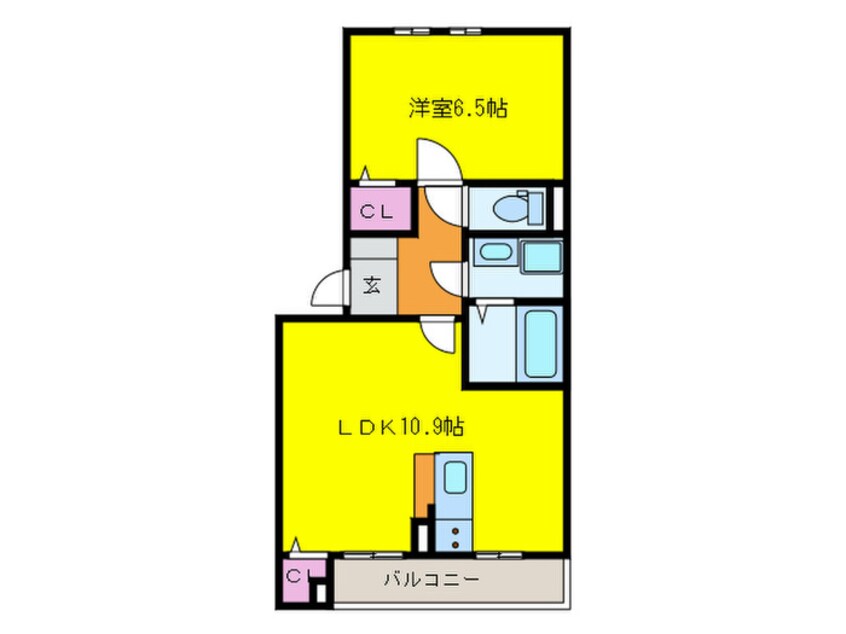 間取図 ローレルコート高津Ⅱ