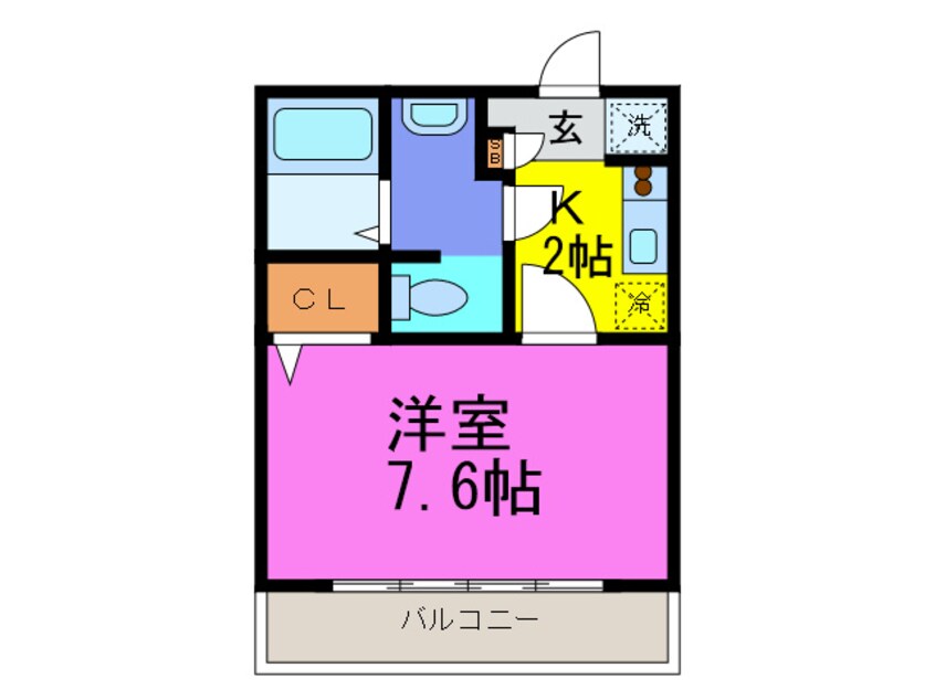 間取図 ジョリエ－メゾン