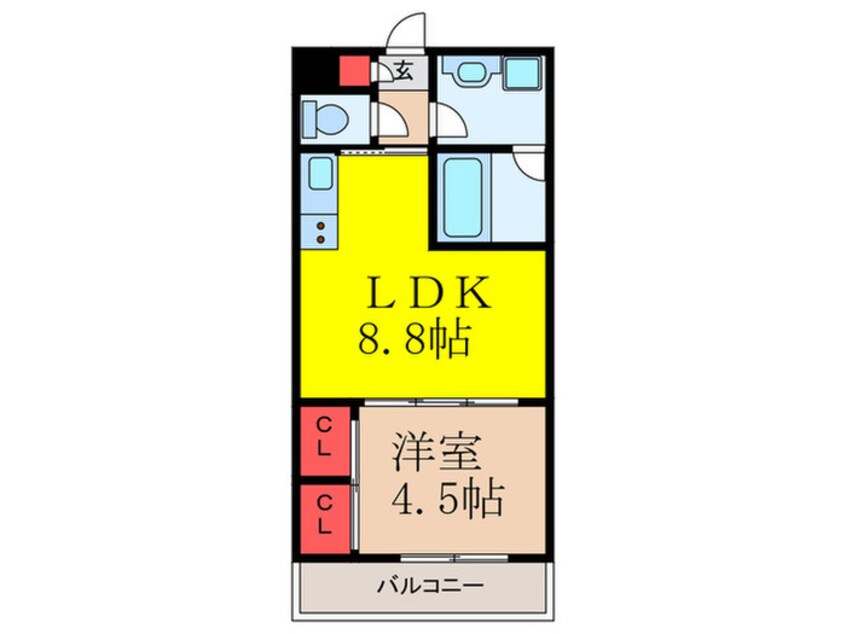 間取図 パストラル高美