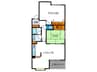 第3 久米マンション 2LDKの間取り