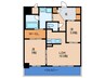 S-RESIDENCE福島diverse 2LDKの間取り