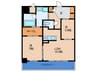 S-RESIDENCE福島diverse 2LDKの間取り