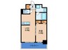 S-RESIDENCE福島diverse 1LDKの間取り