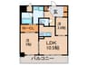 S-RESIDENCE福島diverse 2LDKの間取り