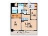 S-RESIDENCE福島diverse 2LDKの間取り