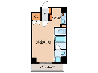 間取図 新栄プロパティ－ＴＥＮ８