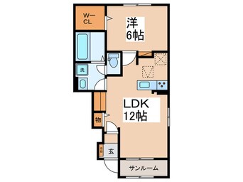 間取図 ヒールコートⅡ