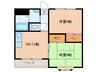 サンライフ馬野 2DKの間取り