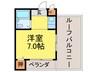 みちはうす上新庄 1Rの間取り