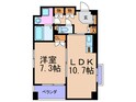 Ｋ・Ｈ・Ｅの間取図