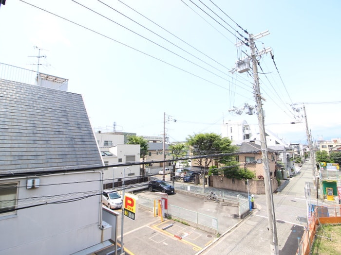 室内からの展望 サンハイツ