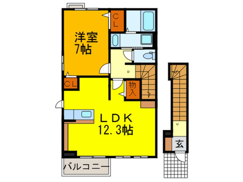 間取図 ヴェルデ　ブリッサⅠ