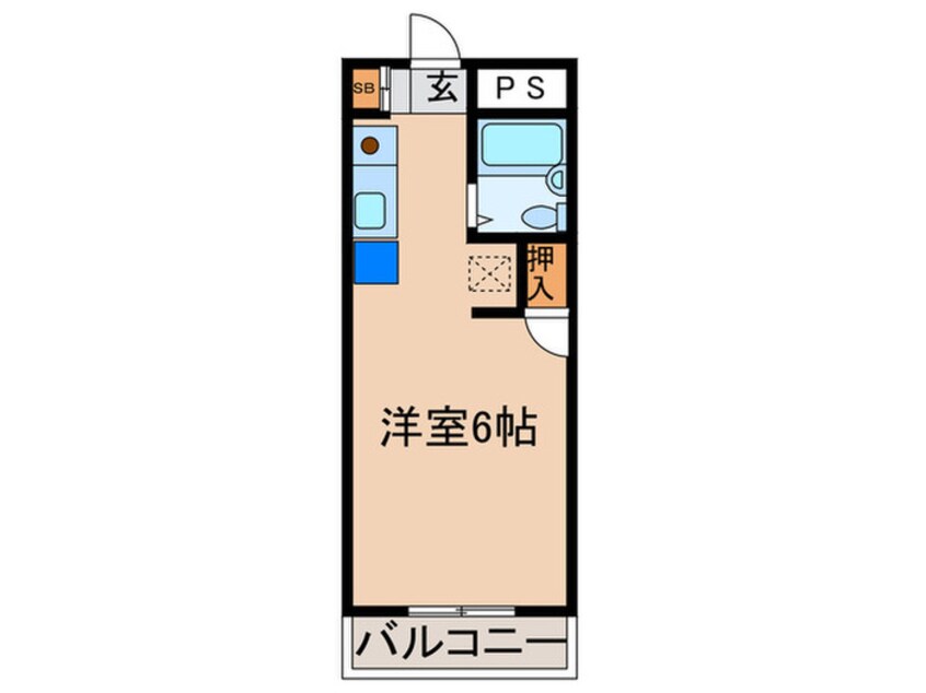 間取図 荻野マンション