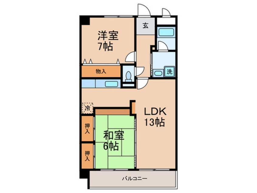 間取図 ソリオ北園田