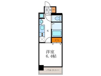 間取図 スワンズ京都五条大宮(505)