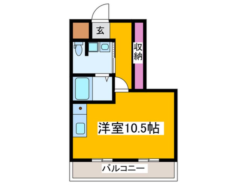 間取図 シティ－コ－ポノア