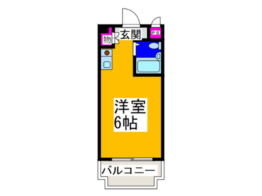 間取図 シティ－コ－ポノア