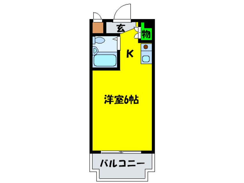 間取図 シティ－コ－ポノア