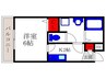 ヒルハイツ柴原駅前 1Kの間取り