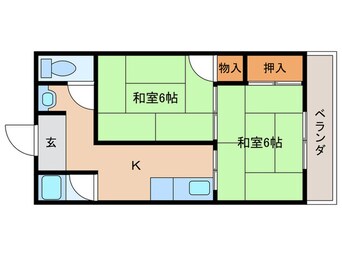 間取図 プレアール鶴見緑地