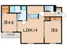仮）南武庫之荘1丁目ﾍｰﾍﾞﾙﾒｿﾞﾝ 2LDKの間取り