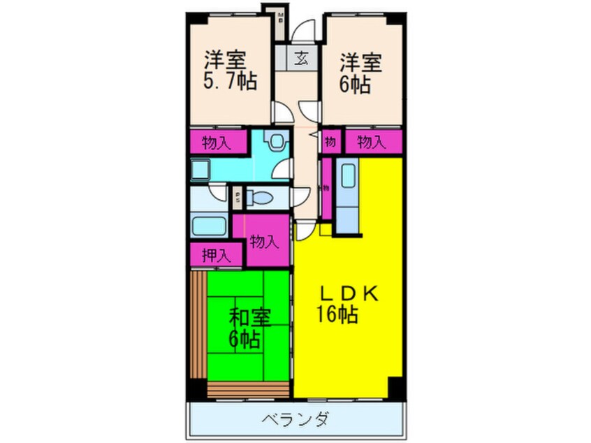 間取図 高槻パ－ク・レジデンス